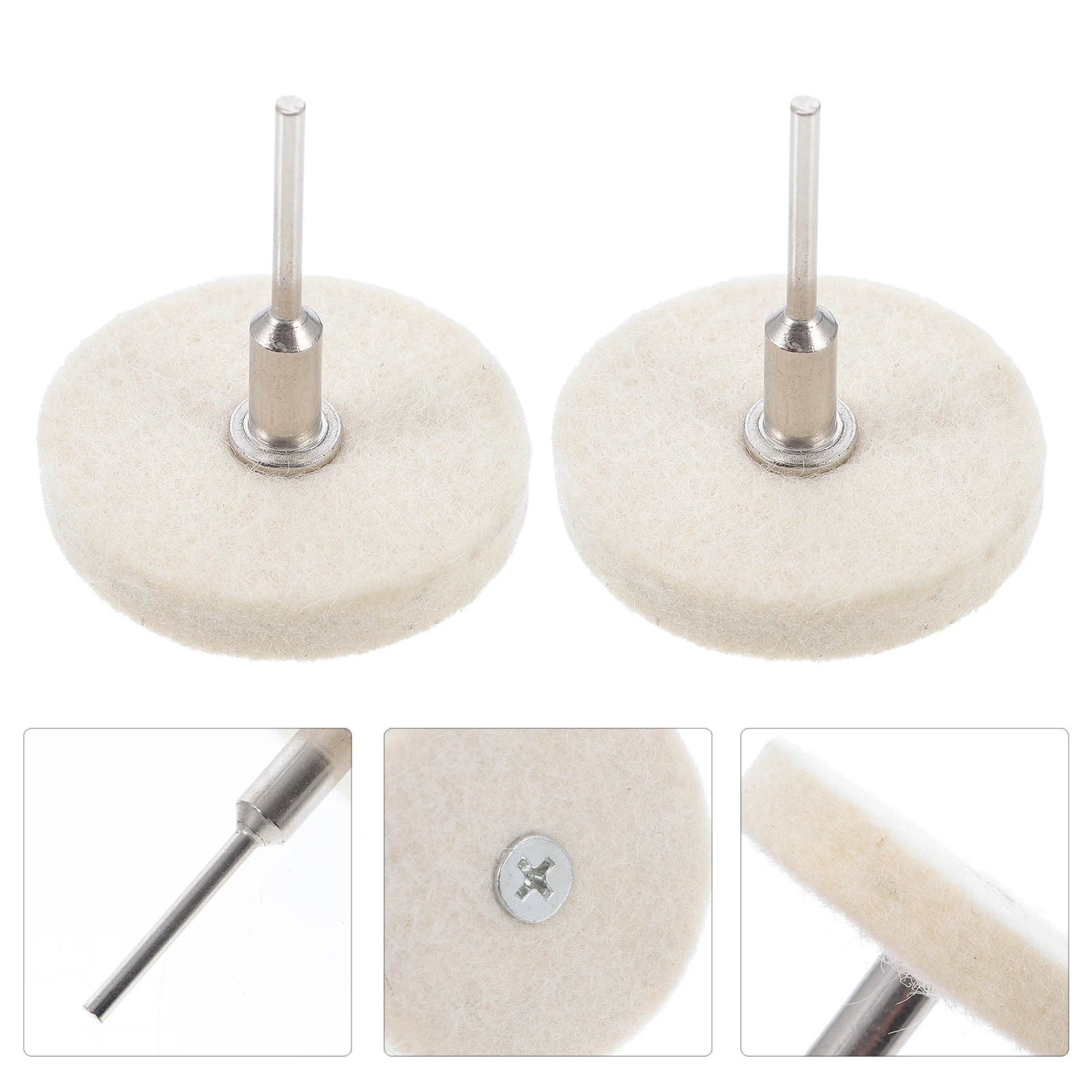 

4pcs Wool Polishing Grinding Heads For Ceramics Jewelry Jade Compatible With Most Drills Polisher Tools Grinder