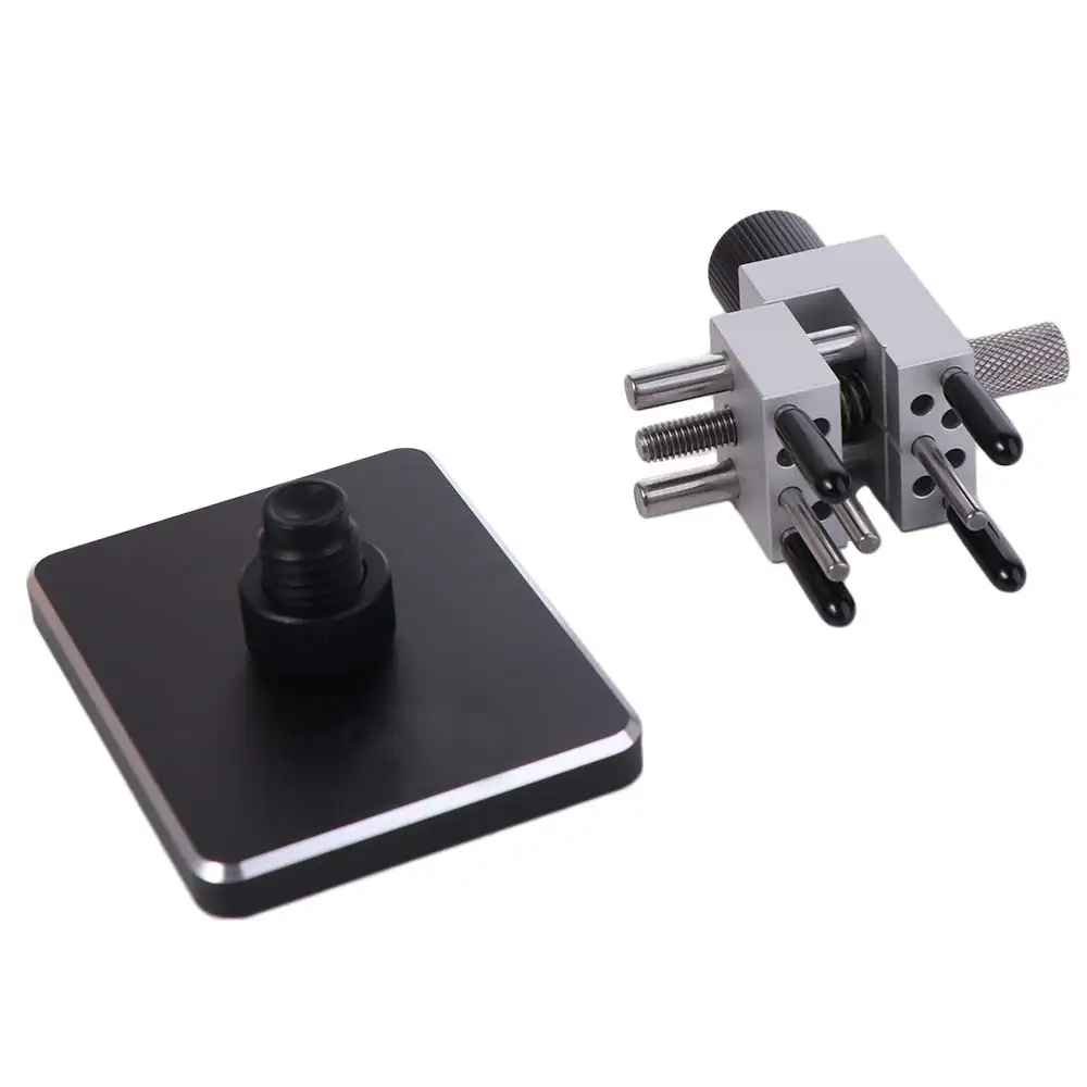 

Aluminum Alloy Mini Table Vise Precision Clamp Model Assembly 2in1 Bench Vise Detachable 14 Holes Mini Vise DIY Fixing Tools