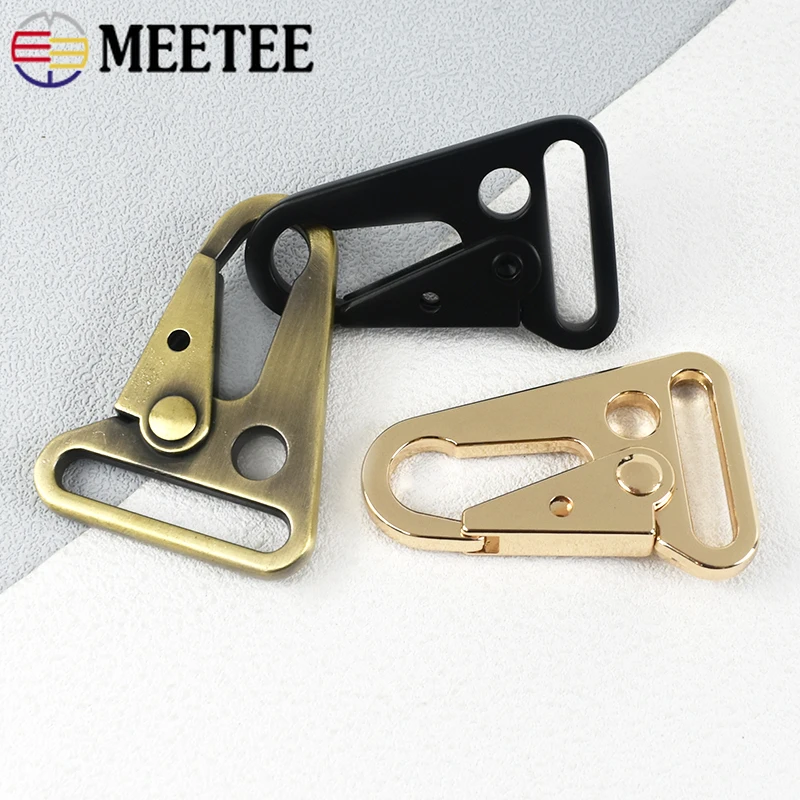 2/4/10Pcs 25/32/38mm Metal Olecranon Hook Buckles Trigger Clips Buckle Bag Strap Hanging Snap Hooks Carabiner Clasp Accessories