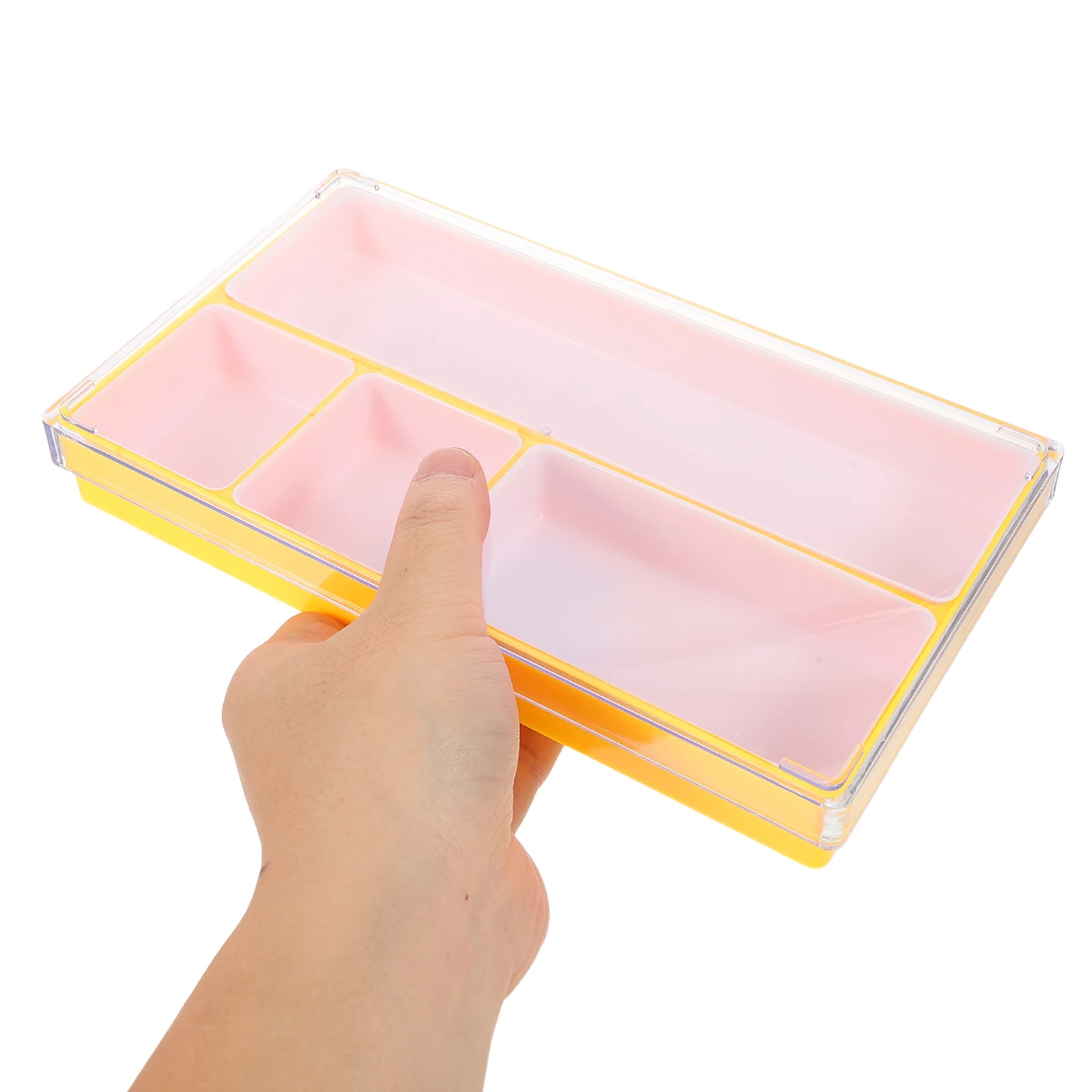 

Small Plastic Box with Lid Watch Parts Organizer Storage Tray for Clock and Watch Making Repair Holder Hardware Containers