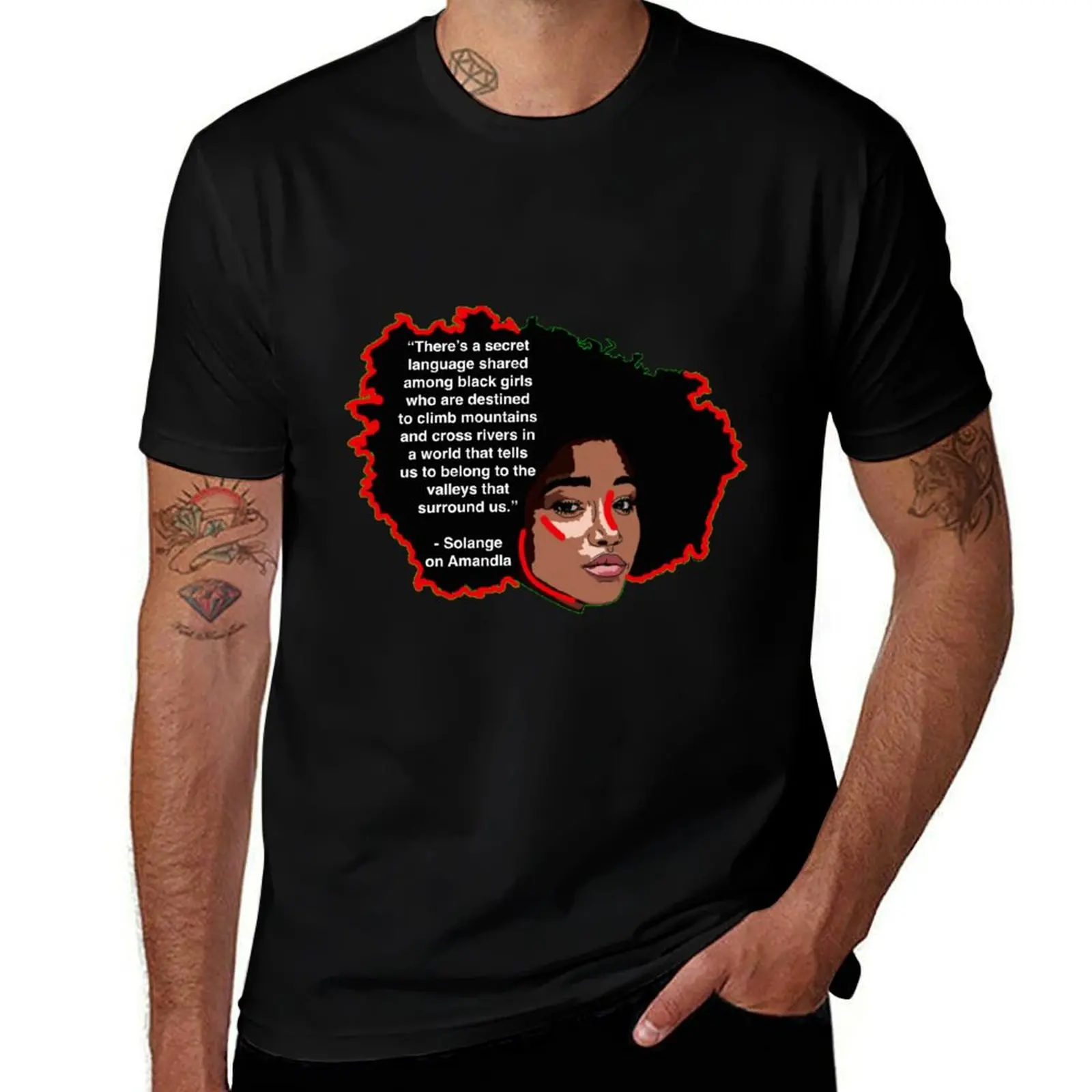 

Amandla T-Shirt quick-drying cute clothes plain valentines clothes mens t shirt graphic