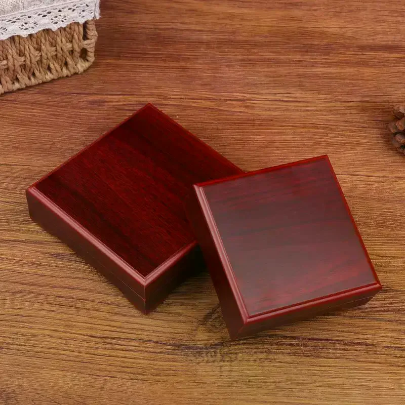 Wooden Coin Storage Box Display Case Commemoratives Coins Protection Box Coin Holder For Coins Awards Medals