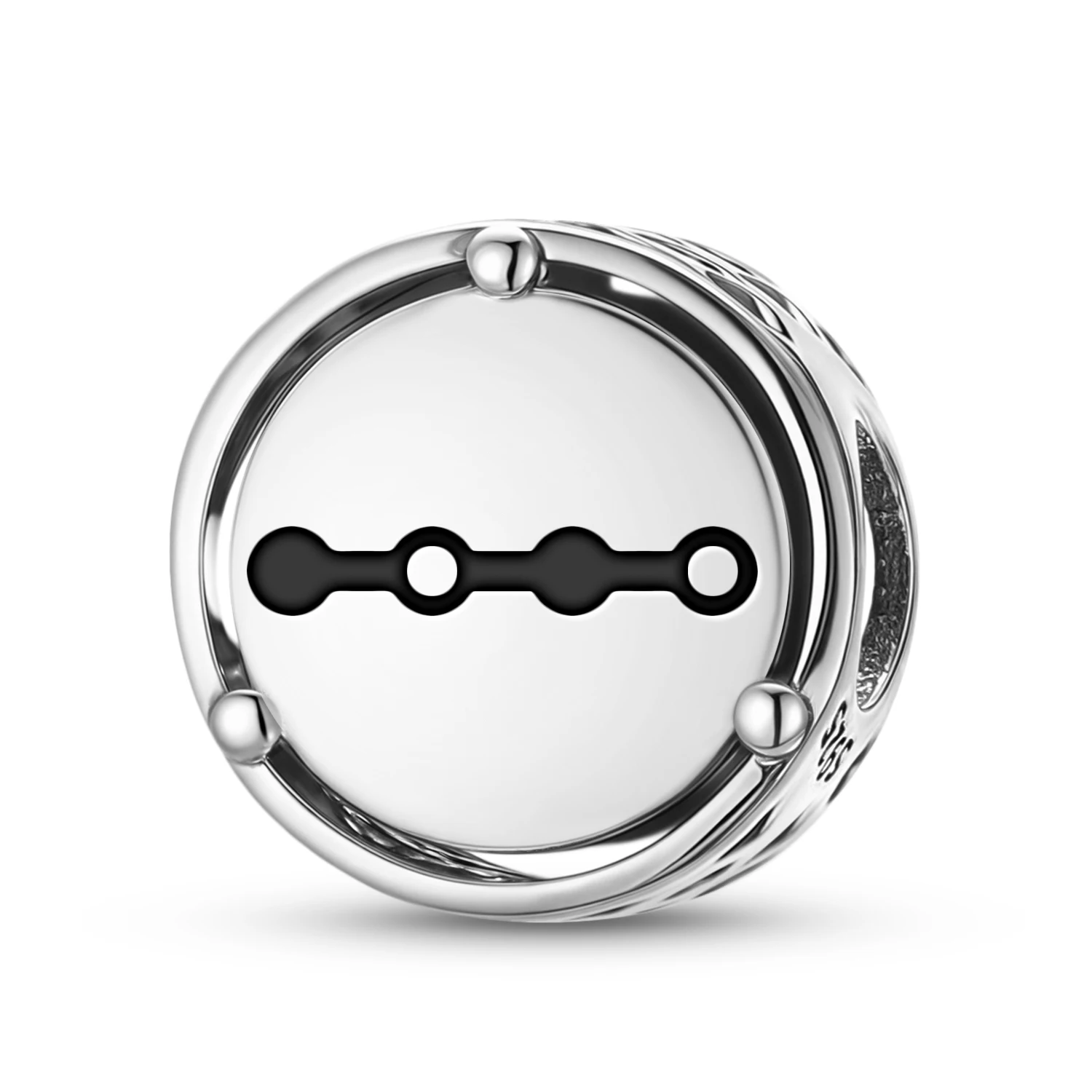 925 Sterling Silver Native Rock Art Time Charm Fit Original Bracelet Diy Jewelry Accessories Family Bead