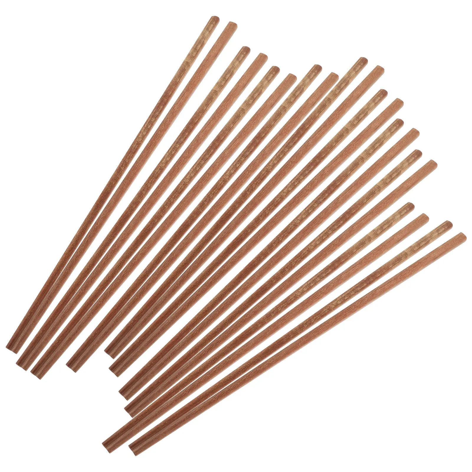 10Pairs Long Reusable Wooden Chopsticks Hot Pot Cooking Frying Deep Fry Noodle Spaghetti Bbq Pick Up Comfortable Heat Resistant