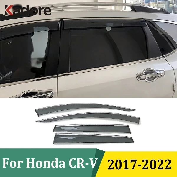 

For Honda CRV CR-V 2017-2022 Window Visor Cover Window Visor Sun Guard Rain Vent Deflector Shield Car Accessories