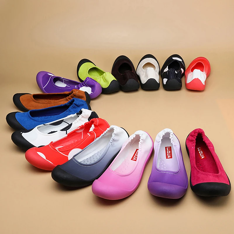Women Flat Shoes Fashion Training Flip Flops Yoga Gym Ballet Dance Shoes Non-Slip Sneaker Socks Slippers For Women Cotton Shoes