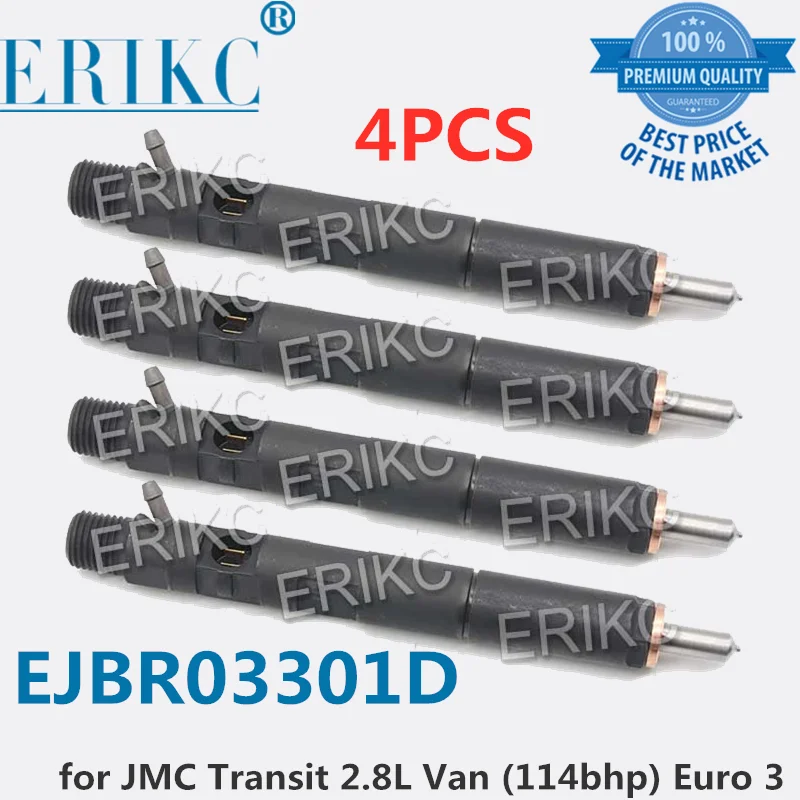 

Free Shipping 4PCS New EJBR03301D Injector Nozzle EJBR 03301D Diesel Injector EJBR0 3301D for Deiphi SSANGYONG Euro 3 Euro 4