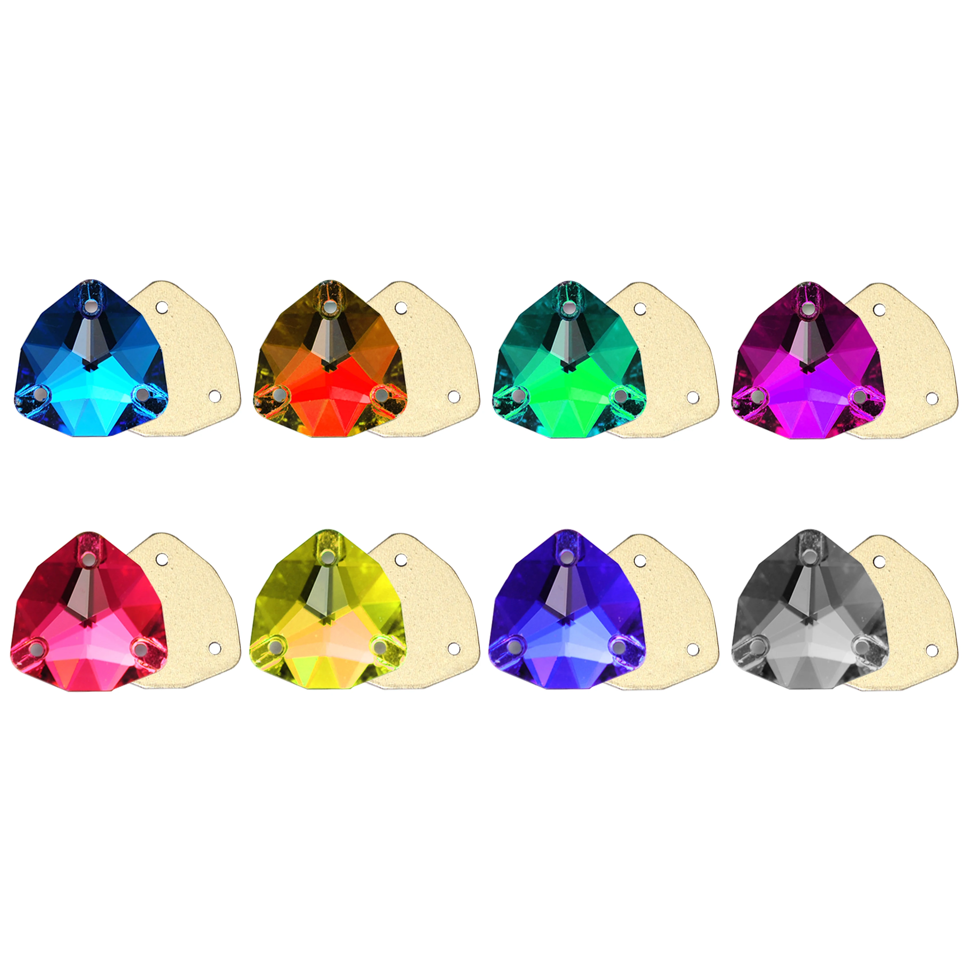 

HISwaro Fat Trilliant Glass Siam Crystal AB швейные камни с плоской задней частью, пришитые стразы для рукоделия, сумки для одежды