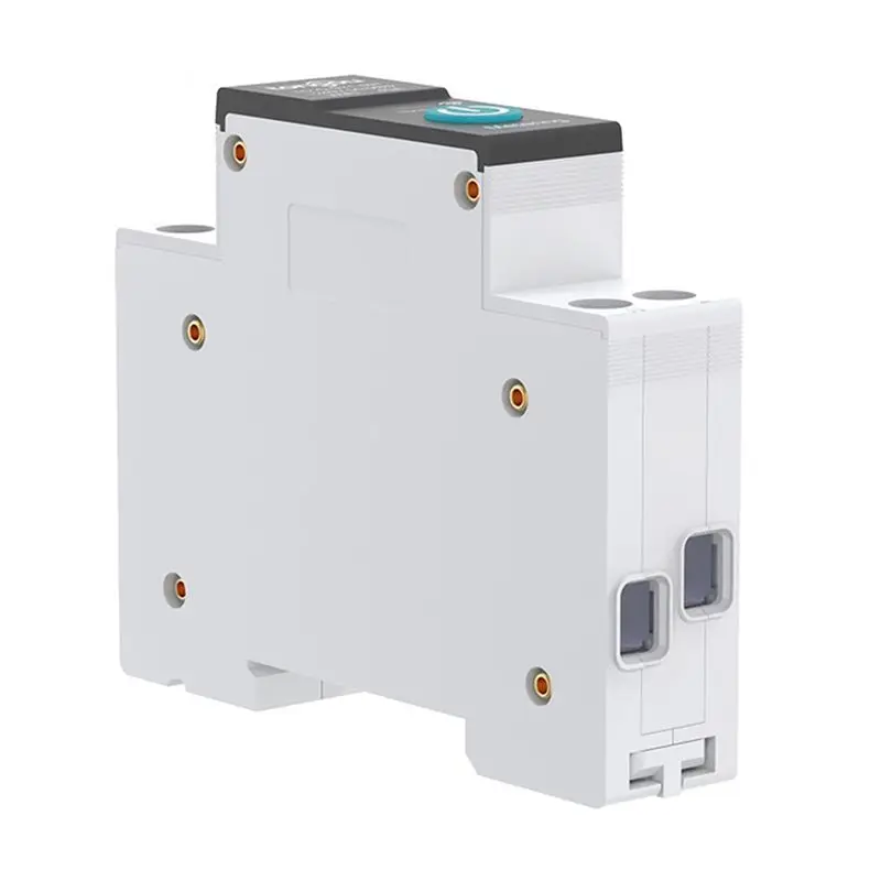 at29-2x-40a-tuya-単相-din-レール-wifi-スマートエネルギーメータータイマー消費電力モニター電力計、黒色、計量機能付き
