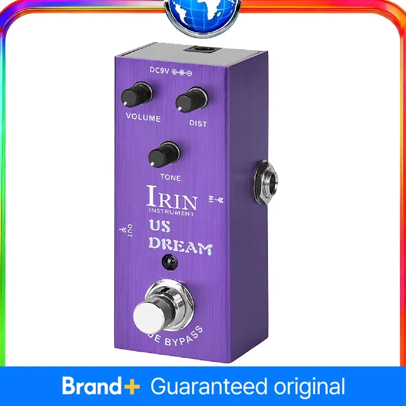 

IRIN AN-03 US Dream Electric Guitar Effect Pedal Distortion Effect High-Gain Distortion Tone Pedal Electric Guitar Accessories