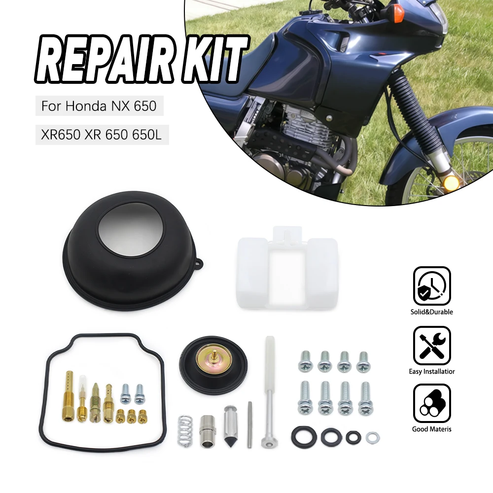 

Carburetor Float Needle Vacuum Diaphragm Repair Kit For Honda Nx650 Xr650 Dominator Xr650L Nx Xr 650 L 650L