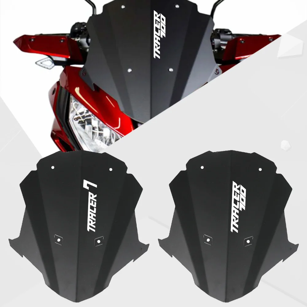 

2022 2023 TRACER700 Accessories Double Bubble Windshield WindScreen Screen Motorcycle For YAMAHA TRACER 7 700 GT G T 2020 2021