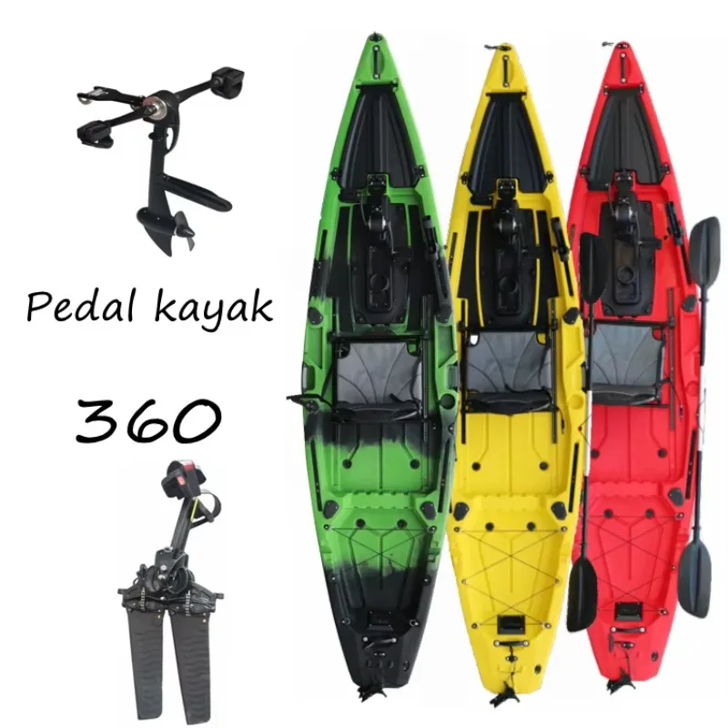 STLFMarine Fish Finders Mount Universal Pedals Drive Fishing Kayak Foot Parts System Propeller