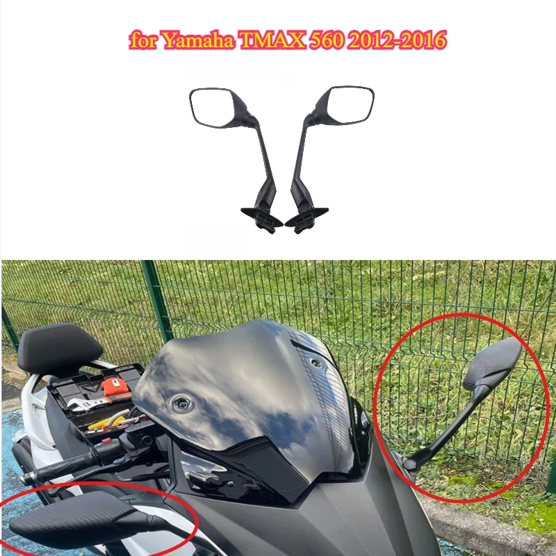 

Motorcycle modification accessories for Yamaha TMAX 560 2012-2016 motorcycle rearview mirror reverse viewing mirror