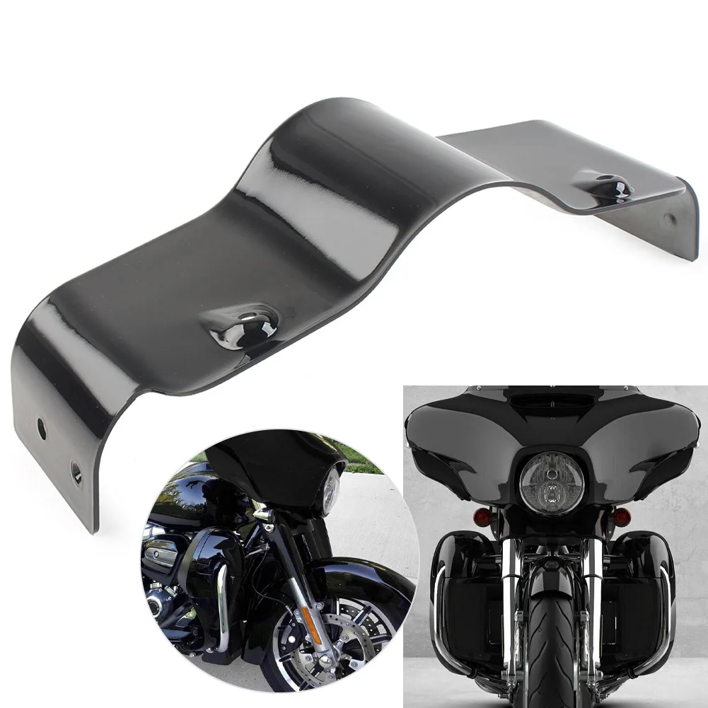 

Gloss Black Motorbike Outer Batwing Lower Trim Skirt Fairing ABS For Harley Davidson Electra Street Glide FLHT