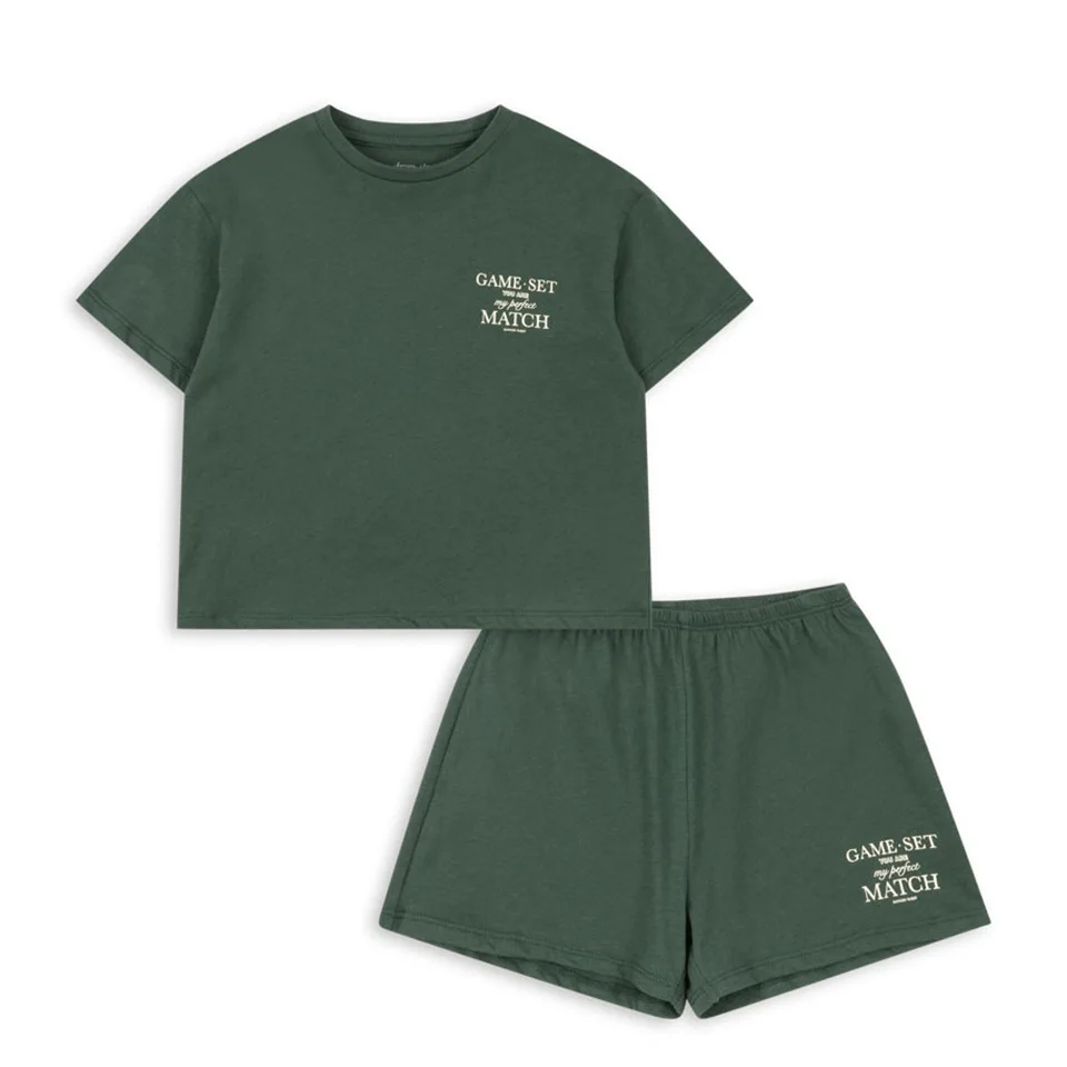 Zomer 2026 KS Baby meisjes cartoon T-shirts + shorts 2-delige sets kinderkleding katoen baby jongens sport polos huispakken linnen pakjes