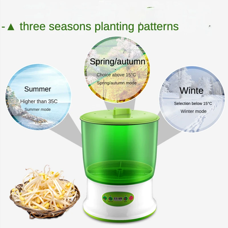 Macchina automatica per germogli di soia secchio per verdure di grande capacità bean - ya vaso per germogli di fagioli mung piccolo bacino per piantine fatto in casa