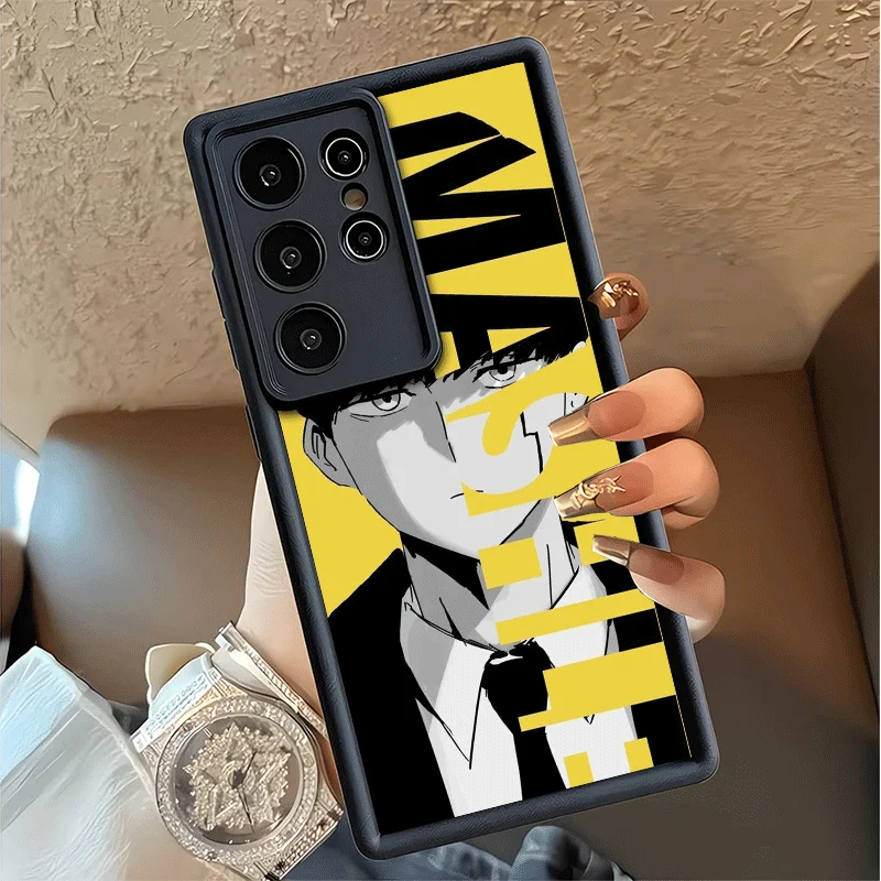 Mashle Magic And Muscles Anime Shockproof Phone Case For Samsung Galaxy S23 S24 S25 S26 Ultra S21 FE S20 Plus 5G Silicone Cover view 3