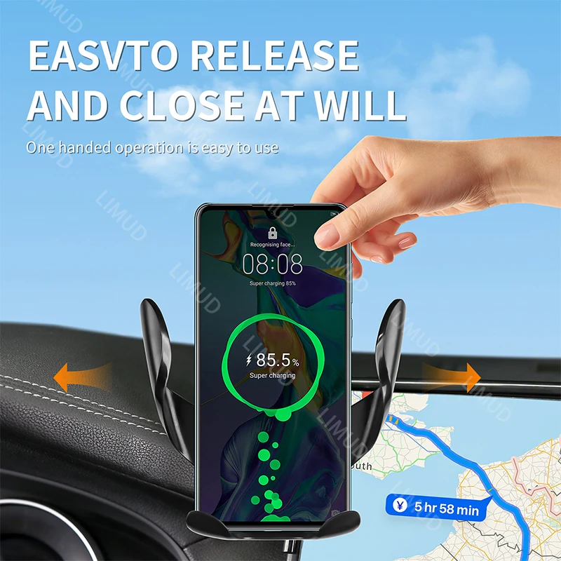 Car Phone Holder For Skoda Octavia 2007-2014 Wireless Charging Dedicated Fixed Base Gravity Bracket Auto Interior Accessories - view 6