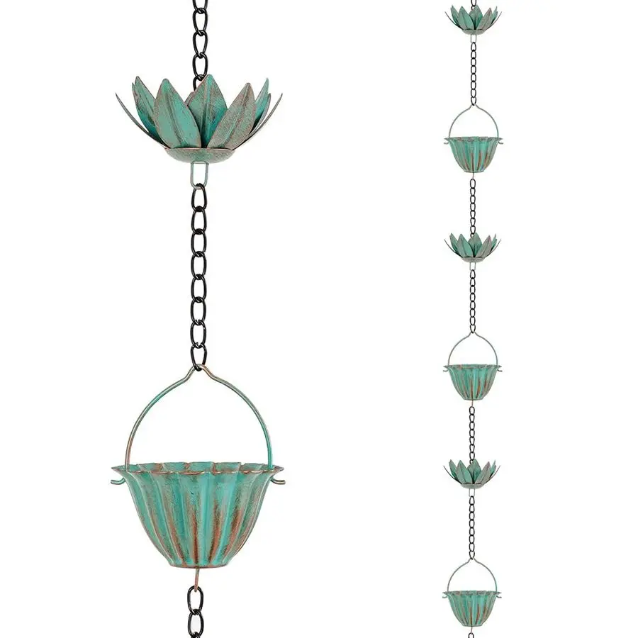 Lotus Rain Chains F…