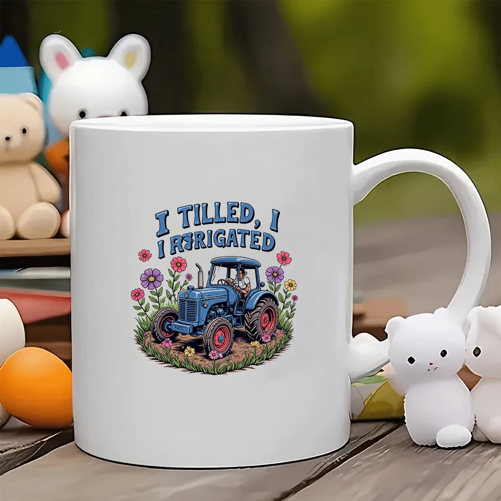 แก้วมัคดีไซน์รถแทรกเตอร์ฟอร์ดสันสุดน่ารัก ขนาด 11 ออนซ์ เหมาะสำหรับเด็ก สำนักงาน และบ้าน ของขวัญคริสต์มาสที่สมบูรณ์แบบ