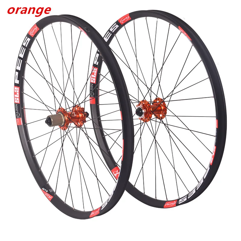 

free shipping RUJIXU 32H Mtb Wheelset 26 27.5 29er Inch Disc Brake QR Thru Axle Boost mountain wheels HG MS XD Hub Body