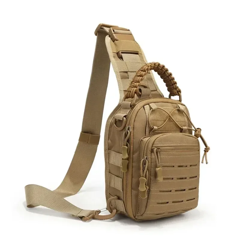حقيبة الرافعة التكتيكية حزمة حقيبة الكتف Crossbody EDC حقيبة نطاق الاعتداء لتسلق المشي لمسافات طويلة ركوب الدراجات الصيد السفر
