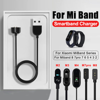 Magnetic Chargers For Xiaomi Mi Band 8 7 6 5 4 3 2 USB Portable Fast Charging Cable For MiBand 8 7pro Smartwatch Charging Wire