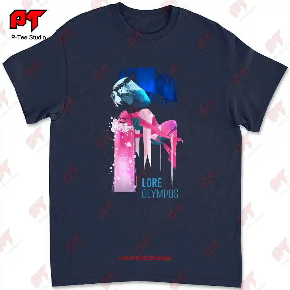 Aol Lore Olympus Hades & Persephone Boyfriend Fit T-shirt YQUP