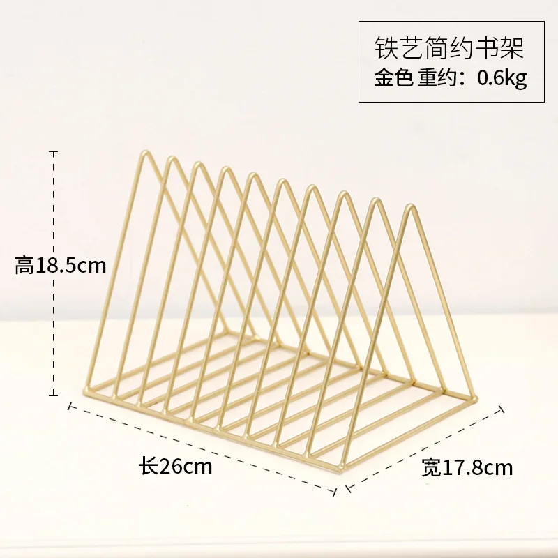 Imagem -06 - Ferro lp lp Record Rack Livro Triângulo Porta-magzine Armazenamento de Documentos Organizador de Documentos Acessórios de Escritório