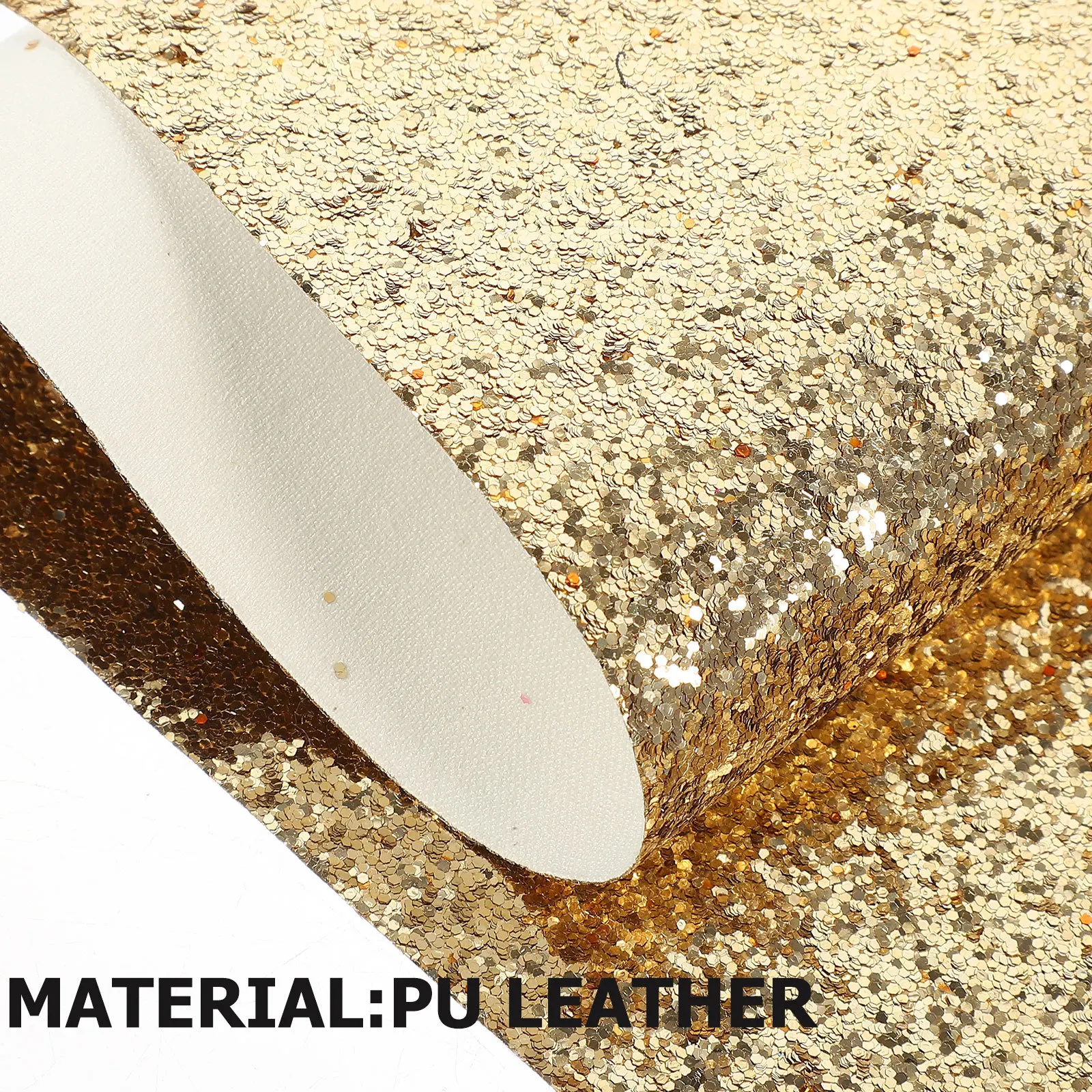 بريق فو ورقة 50x30 سنتيمتر DIY بها بنفسك الخياطة النسيج لصنع المجوهرات الحرف ديكور المنزل لامعة بولي ورقة ورقة الحرفية صنع #6