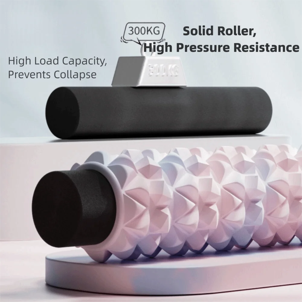 

30/45cm EVA Foam Roller Deep Tissue Massage Portable Yoga Massage Roller Lumbar Support Muscle Relaxation