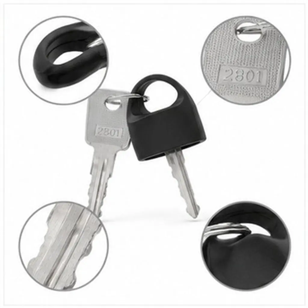 Electric Wheelchair Key Stainless Steel Mobility Scooter Replacement Safety Key Metal Anti Theft Accessory Mobility Scooter Keys