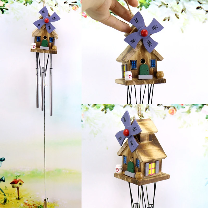 1Pc Personalized Wind Chimes Lucky Wind Chimes Unique Wind Chimes Metal Tube Wind Chimes