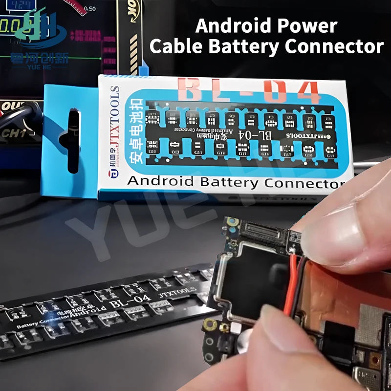 

JTX BL-04 Android Power Cable Battery Connector With ID Resistor Supports Over 500 Models For Phone Maintenance Testing