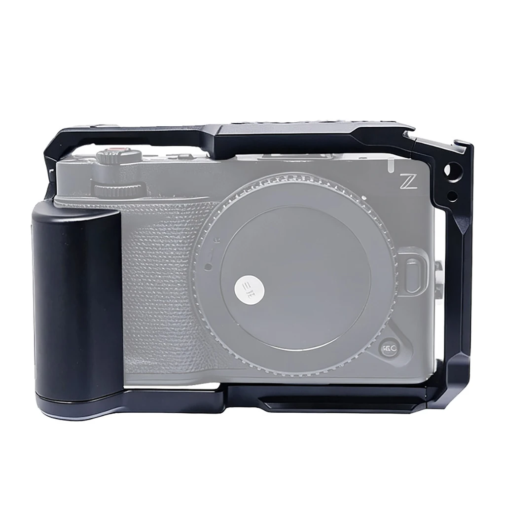 ZR DSLR-Kamerakäfig für Nikon ZR mit 1/4 3/8 Zoll Gewindebohrungen, Cold Shoe Mount, NATO-Schiene, Mikrofon- und Lichthalterung, Kamera-Schutzrahmen – Detail 21