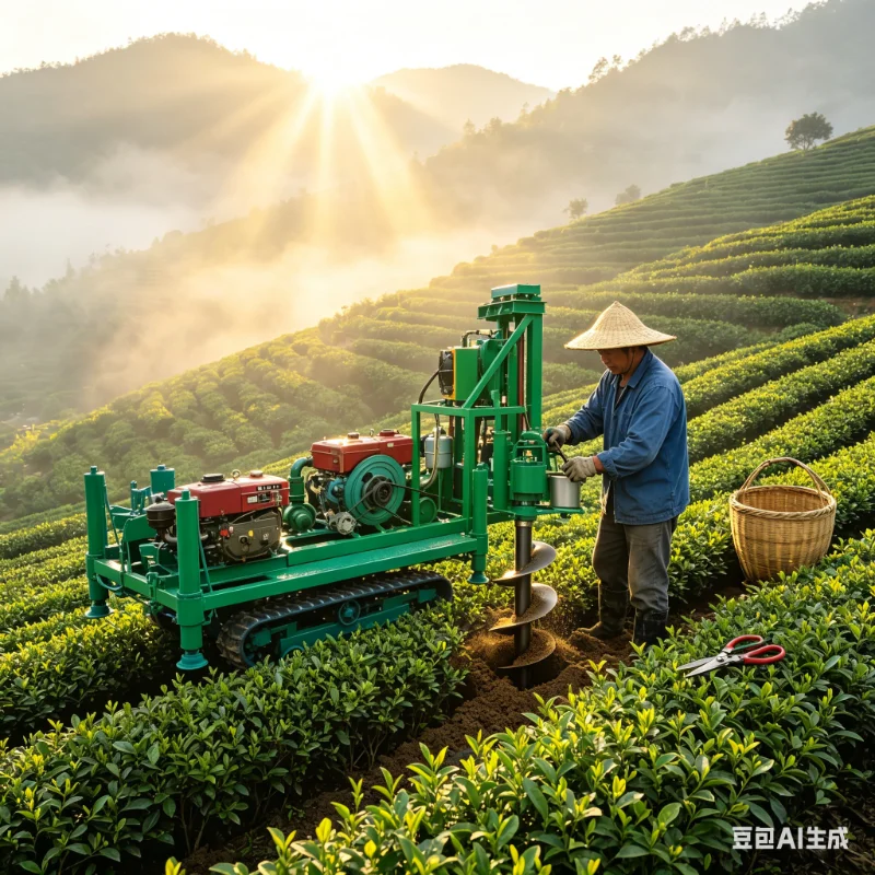 Portable 100m-200m Small Water Well Drilling Rig Hydraulic Borehole Water Well Drilling Rig  Borehole Rock Drilling Machines