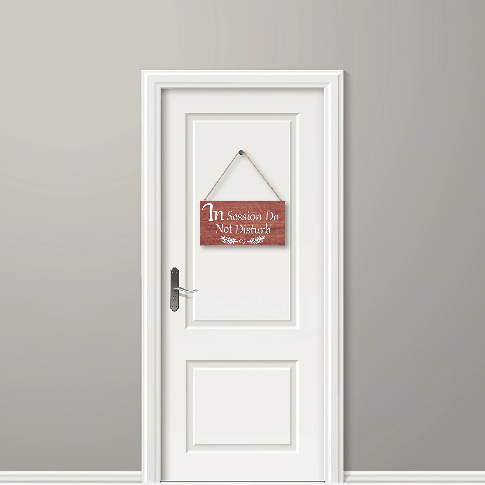 

1pcs Wooden Letter Sign Plaque Large Clear Text Modern Farmhouse Office Decor Meeting In Progress Door Hanging Marker Do Not