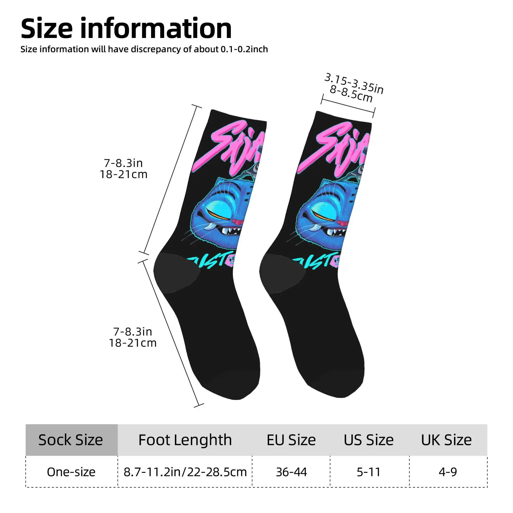 Saja Boys Derpy Bird Just Vibin KPop شيطان الصيادين الجوارب Kawaii جوارب الشتاء مكافحة النساء الرجال الجوارب الدافئة تصميم الجري الجوارب