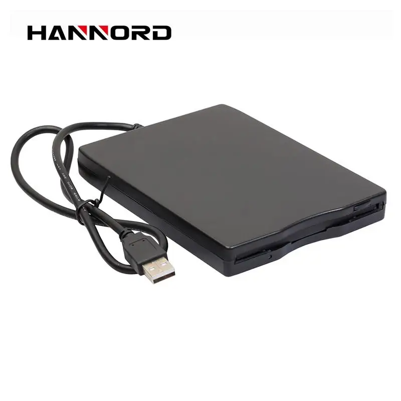 

Hannord Portable 3.5inch Mobile USB Floppy Disk Drive 1.44M External Diskette FDD for Laptop Computer PC USB Drive Plug and Play