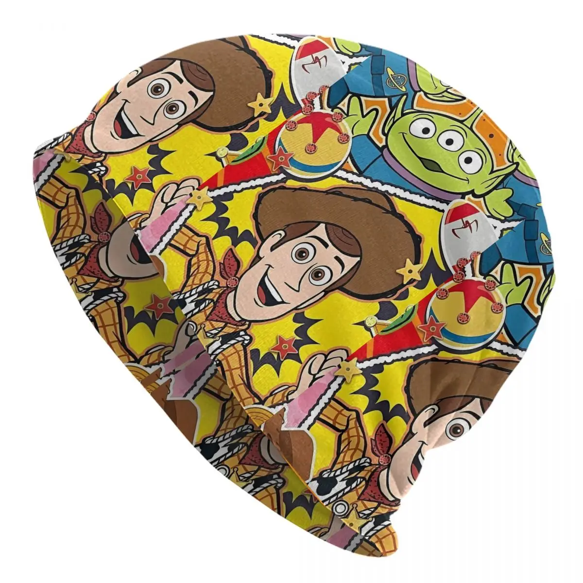 

Toy Story Woody Buzz Lightyear Skullies Beanies Hat Summer Unisex Street Caps Warm Head Wrap Bonnet Hats