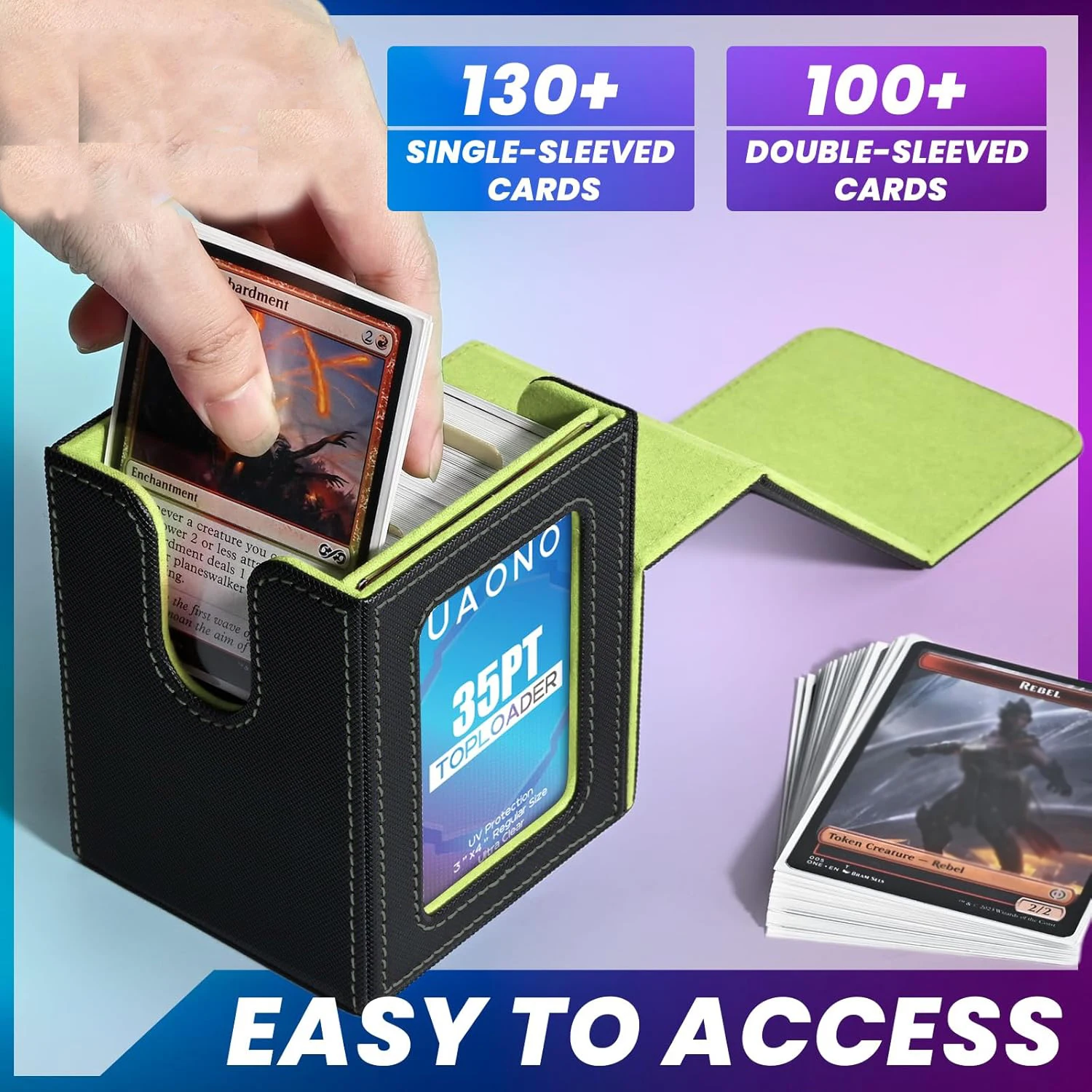 NEW Trading Card Deck Box Storage Holder Organizer Cards Case for MTG Card Collectible Game Card Cases Protectors Container