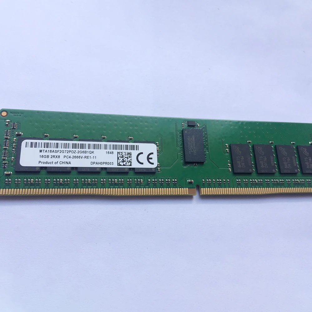 1 pcs NF5280 M5 NF5180M5 NF5270 M5 RAM 16GB ECC REG Server Memory High Quality Fast Ship 16G 2RX8 DDR4 2666