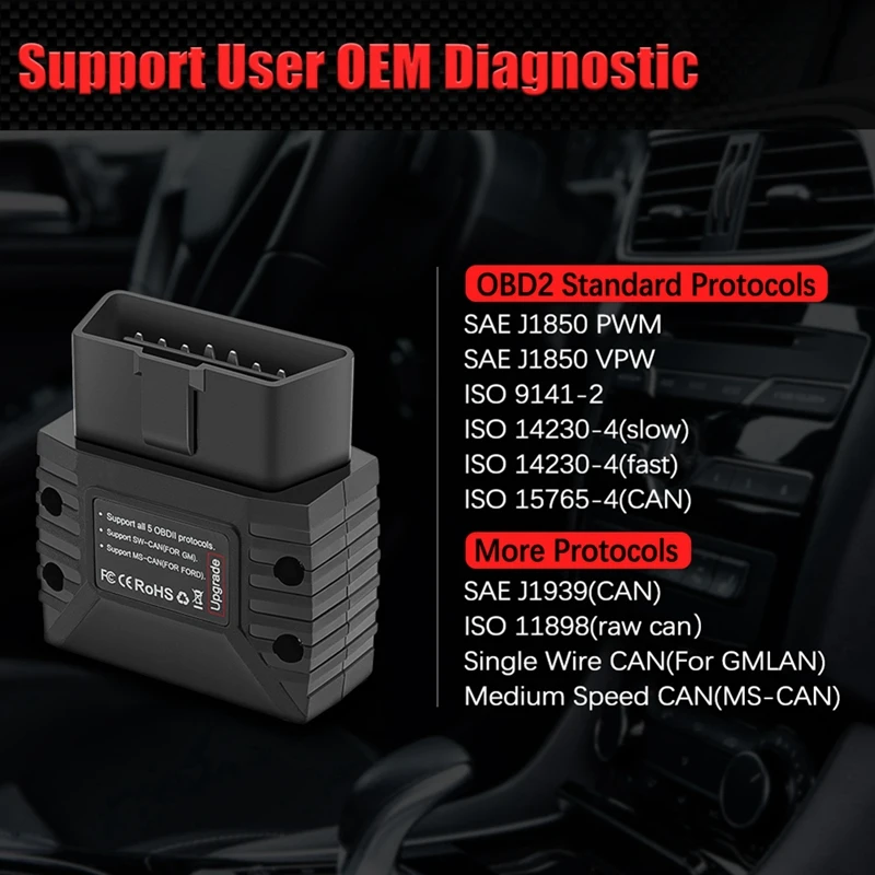 

Diagnostic Instrument Fault Detector ABS Car Diagnostic Vgatevlinkermc Bluetooth 4.0 Obd2 V2.2 ELM329 For Car