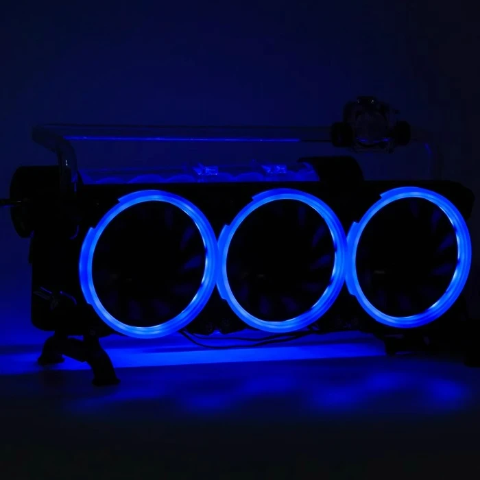 Laptop water cooling hard pipe set water pump flow 800L remote control color change 5