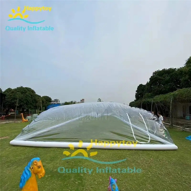 Air Dome Pvc Swimming Pool Cover Inflatable Transparent Cover For Swimming Pool