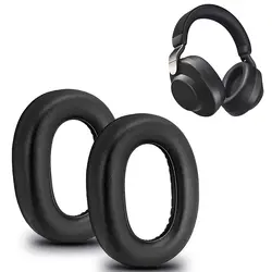 Elite 85H yedek Earpads kapak yastıkları ile uyumlu Jabra Elite 85H/Jabra Evolve2 85 kablosuz kulaklıklar kulak pedleri