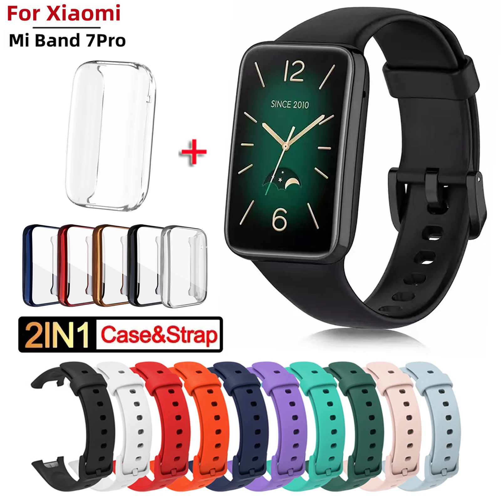 Pulseira de substituição para mi band 7 pro pulseira de silicone para xiaomi mi band 7 pro pulseira pulseiras para xiaomi band 7 pro