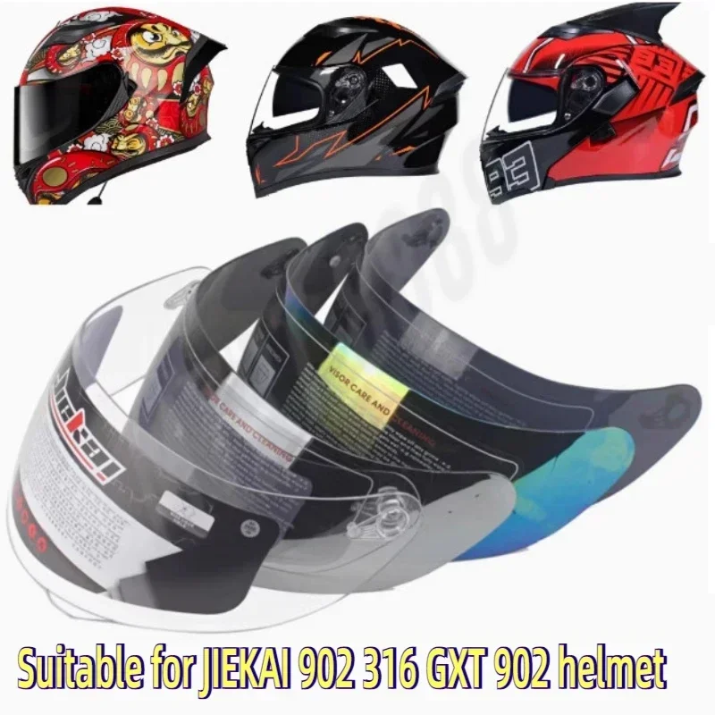 Genuine JIEKAI Motorcycle Helmet Lens 316 902 Helmet Lens K5 K3SV K1 Helmets Lens Universal Helmet Replacement Accessories