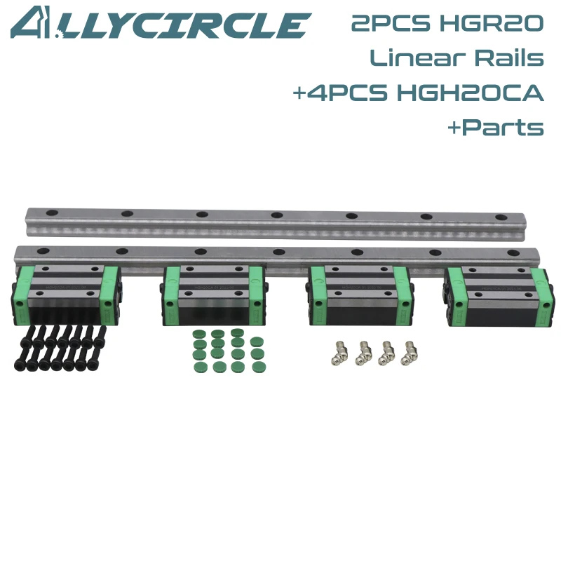 trilho de guia linear para cnc gravura madeira maquina hgr20 trilhos hgh20ca bloco transporte pcs pcs 01